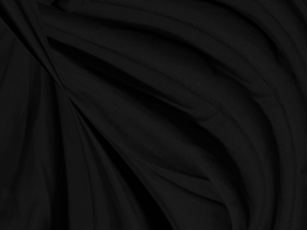 美丽的黑色光滑的形状抽象的木炭纺织柔软的织物曲线时尚的矩阵装饰背景图片下载