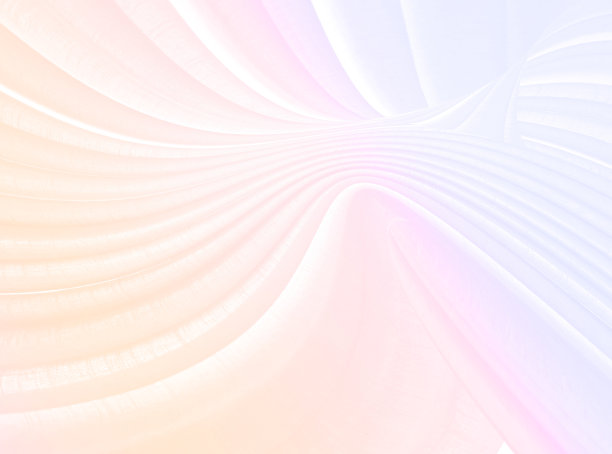 柔和的光影面料抽象流畅的曲线造型装饰现代时尚的白色和珍珠色背景图片下载