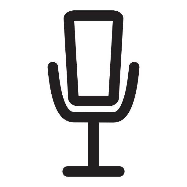 录制麦克风图标。声音的概念。无线麦克风。语音信箱的象征。矢量插图。图片下载