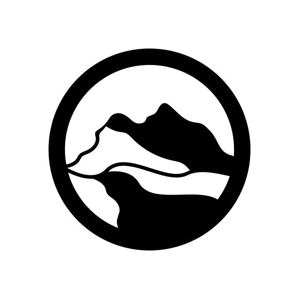 山标志矢量图标图片下载