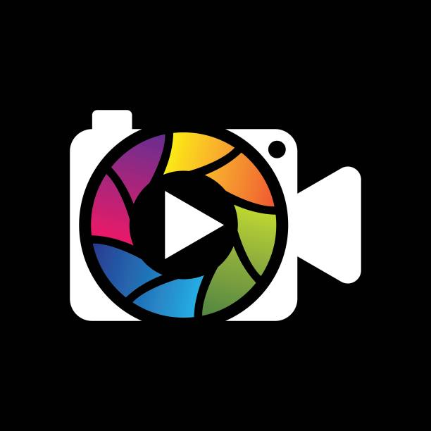 摄像机视频矢量logo图片下载