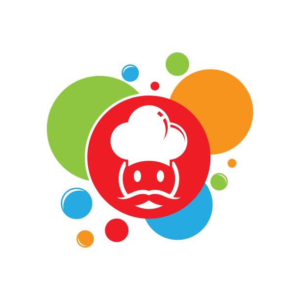 厨师标志模板矢量图标图片下载