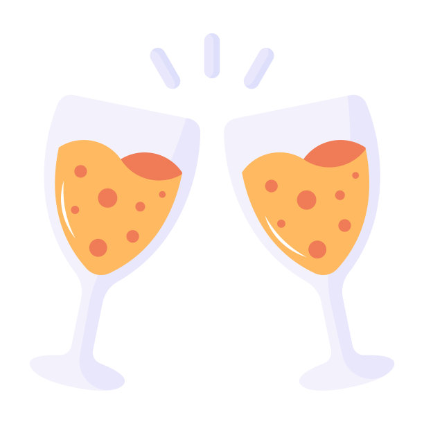 手工制作的扁平欢呼图标图片下载