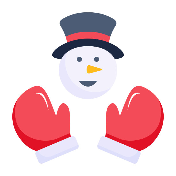 雪字符平面图标具有可扩展性图片下载