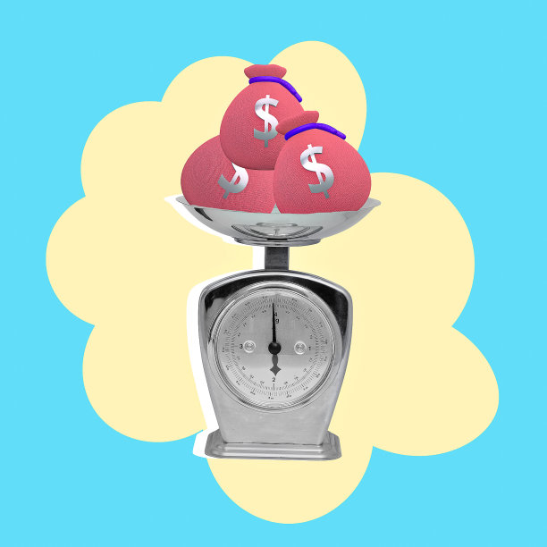 当代艺术拼贴。节约，增加收入的理念创意理念图片下载