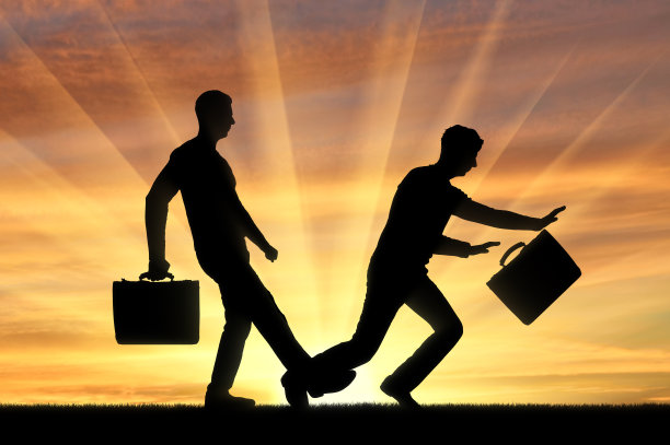 商业中的风险和竞争的概念图片下载