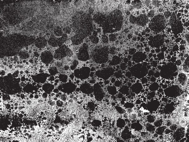 金属上抽象的锈纹。逼真的矢量背景。图片下载