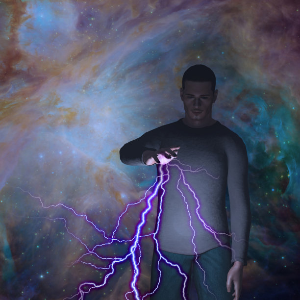 拥有超过闪电力量的人图片下载