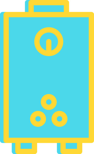 白色背景的浴室热水器图片下载