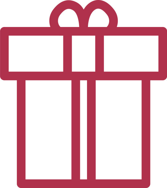 白色背景的生日礼物图片下载