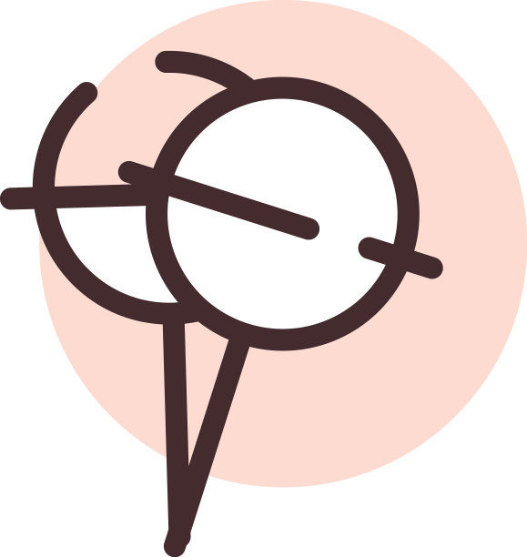 白色背景的生日棒棒糖图片下载