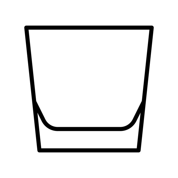 饮玻璃器皿平线图标。为移动概念和网页设计，商店的轮廓标志图片下载