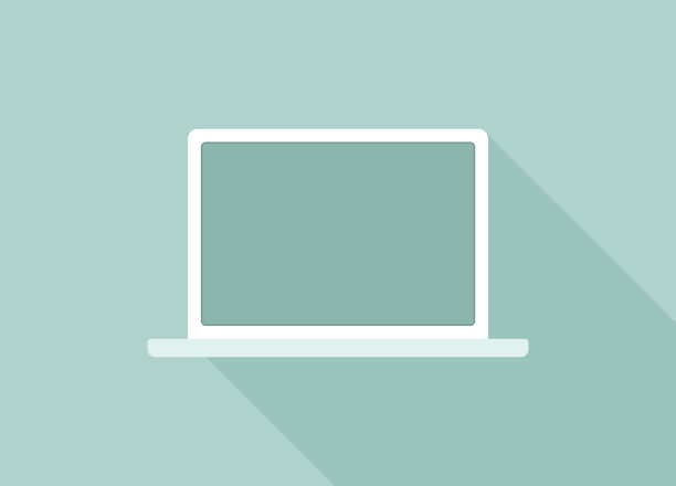 笔记本电脑图标。孤立矢量插图为您的设计图片下载