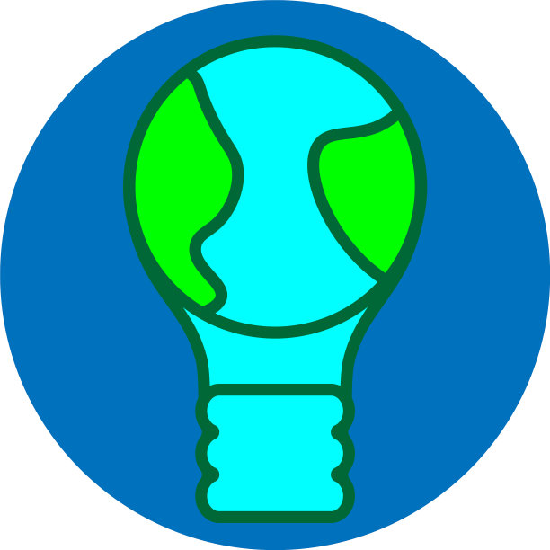 白色背景的生态地球仪图片下载