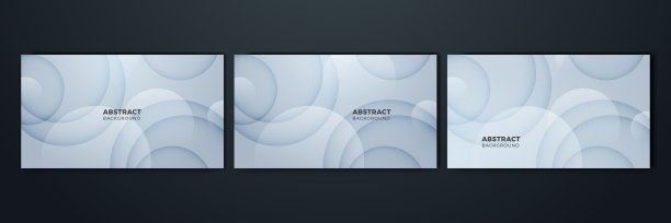 抽象白色圆单色矢量背景，用于设计宣传册，网站，传单。几何白色墙纸证书，演示，登陆页图片下载