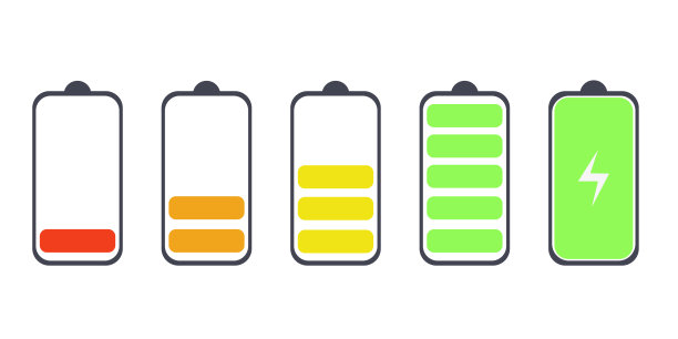 电池充电概念。矢量图图片下载