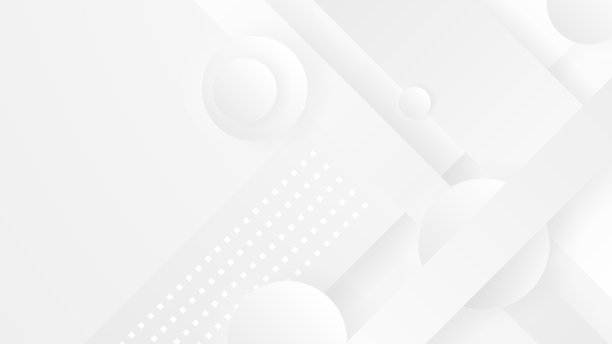 白色清晰空白微妙抽象矢量几何背景。单调光空凹面。极简风格的墙纸。未来3D插画图片下载