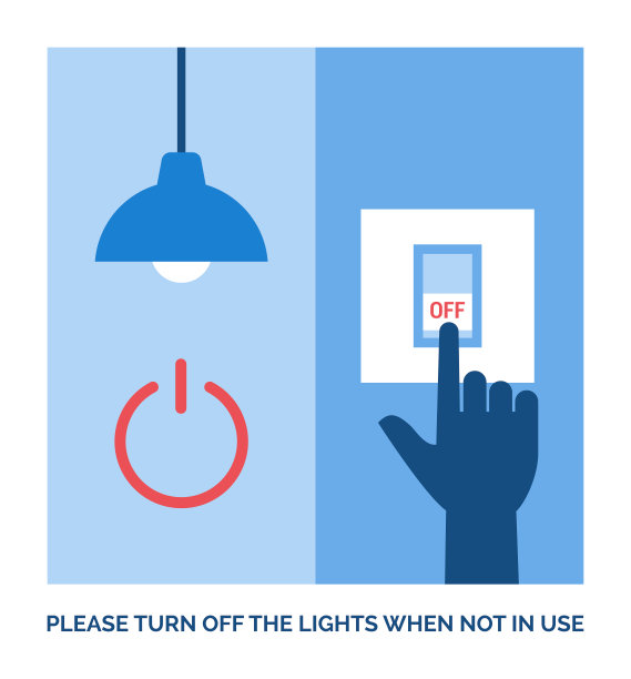 不用时请关灯图片下载