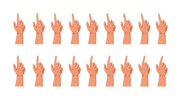 手指摆动，运动阶段设置为动画图片下载