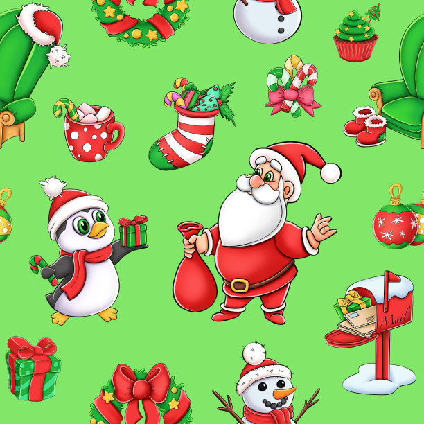 圣诞图案图片下载