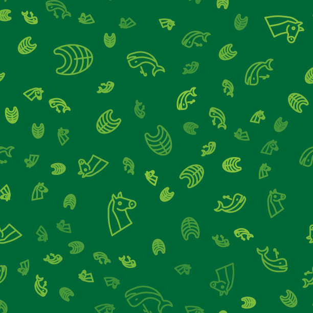 将线鱼、牛排、马和鲸鱼无缝对接图片下载