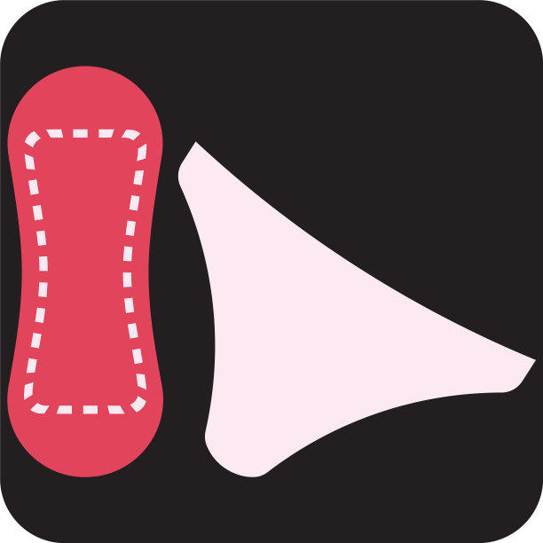 白色衬垫的内裤图片下载