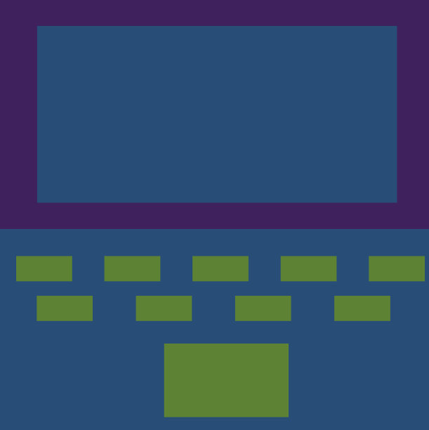 蓝色和紫色的笔记本电脑，白色的图片下载