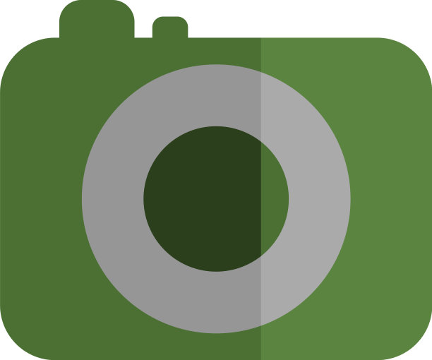 白色背景的野营相机图片下载