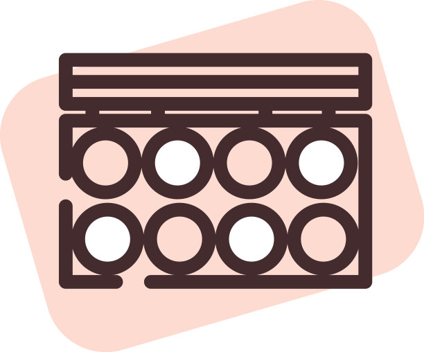 眼影调色板上的白色背景图片下载