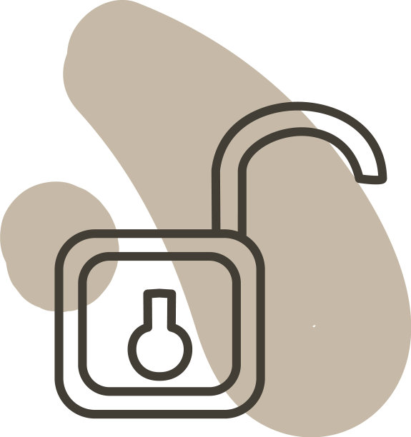 罪犯锁在白色背景上图片下载