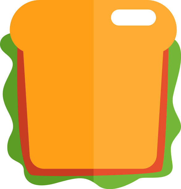 白色背景的快餐早餐图片下载