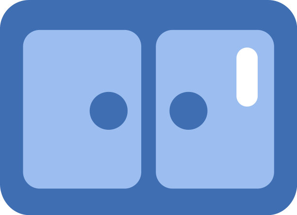 白色背景的蓝色杯板图片下载