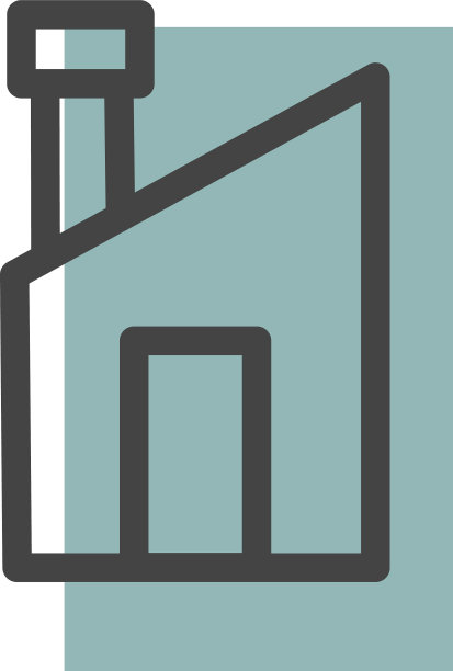 白色背景的小屋图片下载