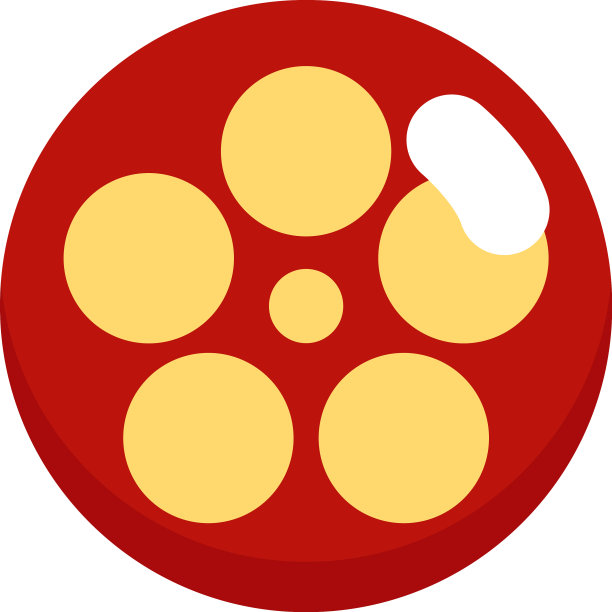 白色背景的电影磁带图片下载