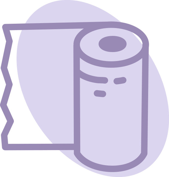 白色背景的水疗纸巾图片下载