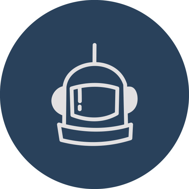 白色背景的太空宇航员图片下载