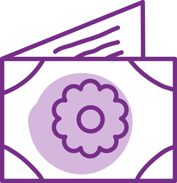 白色背景的节日卡片图片下载