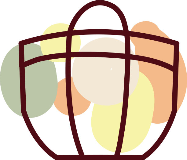 白色背景的女性肩包图片下载