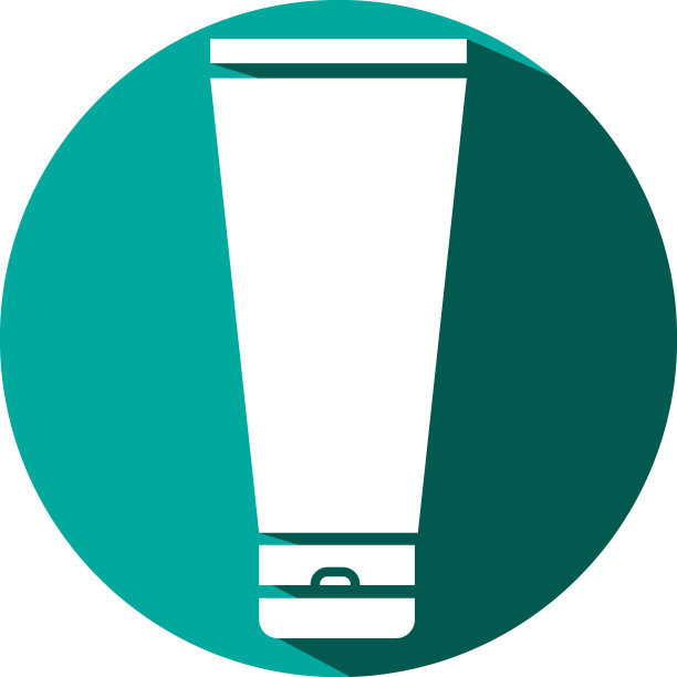 白色背景的白色牙膏图片下载