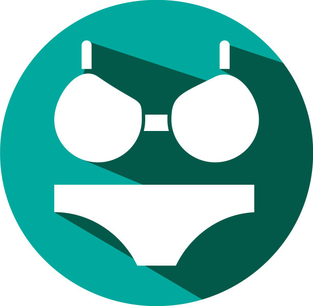 白色比基尼配白色背景图片下载