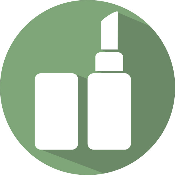 白色背景的化妆品口红图片下载