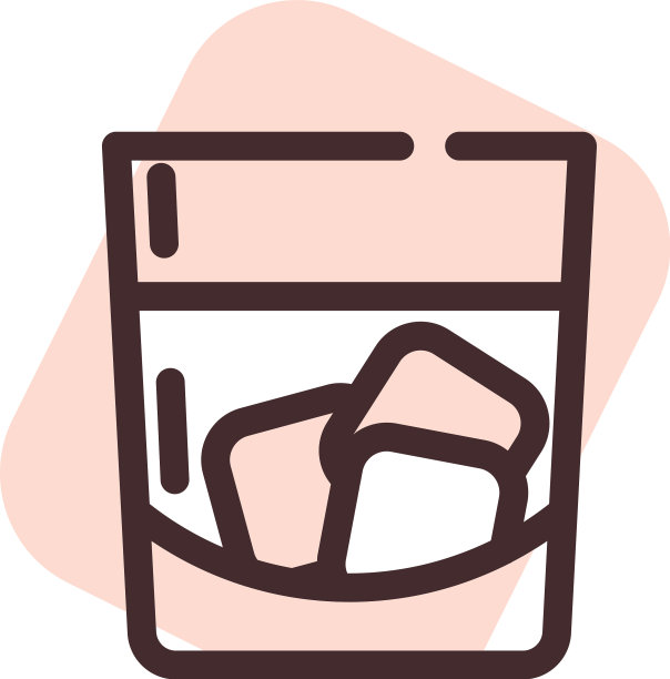 白底加冰的威士忌图片下载