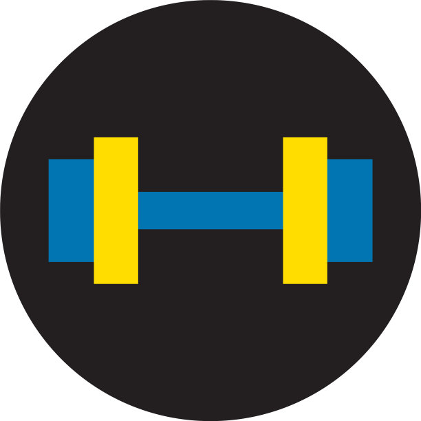 白色背景的健身杠铃图片下载