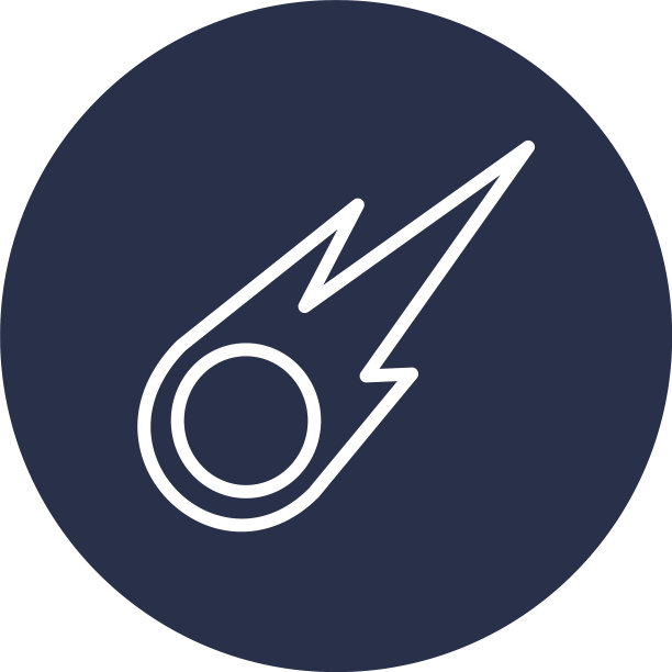 白色背景上燃烧的彗星图片下载