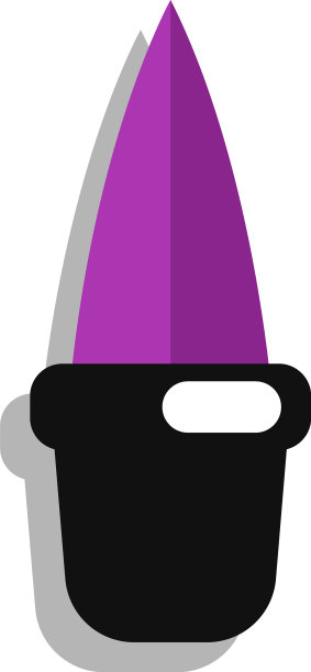 白色背景的万圣节小刀图片下载