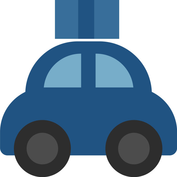 白底蓝车图片下载