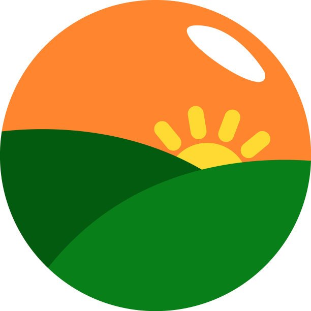 太阳在白色的背景上落下图片下载