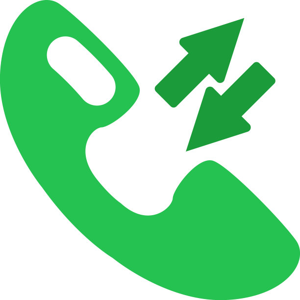 白色背景下正在通话图片下载