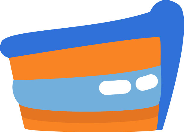 白色背景上的一片蓝色蛋糕图片下载