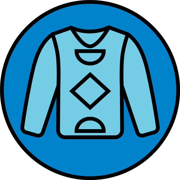 白底蓝毛衣图片下载